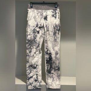 CABI Gray White Marbled 100% Cotton Joggers Women’s Size XS